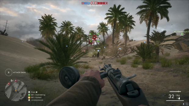 Kämpfe gibt es sowohl unter Palmen ...(Screenshot: Golem.de)